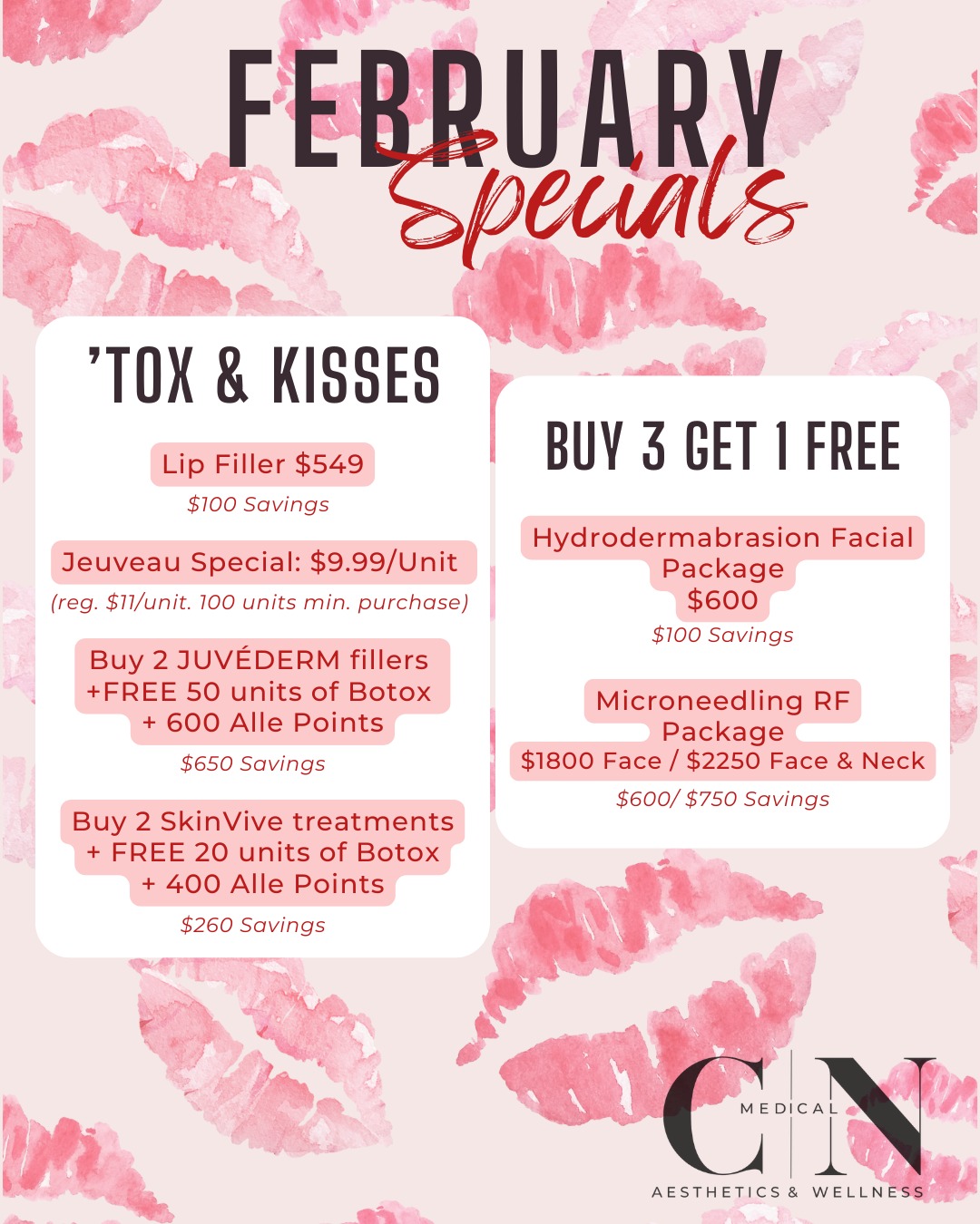 February Specials CN medical